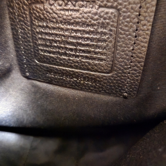 COACH Hudson Backpack F23202 Black Leather - Backpack - Picture 7 of 7